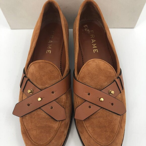 Tan Leather Loafer Flats | Made in Spain - Picture 6 of 6